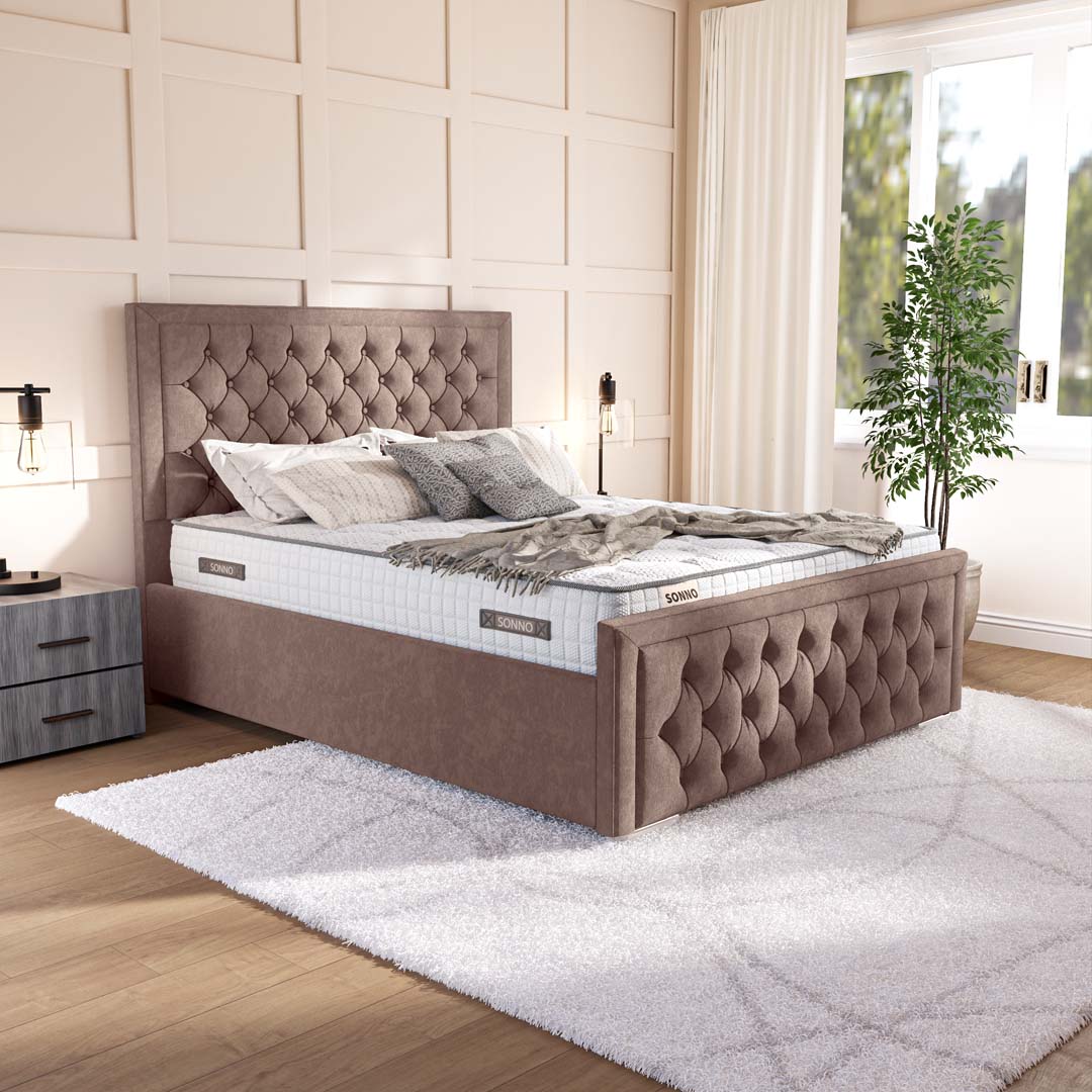 Valencia Upholstered Ottoman Bed