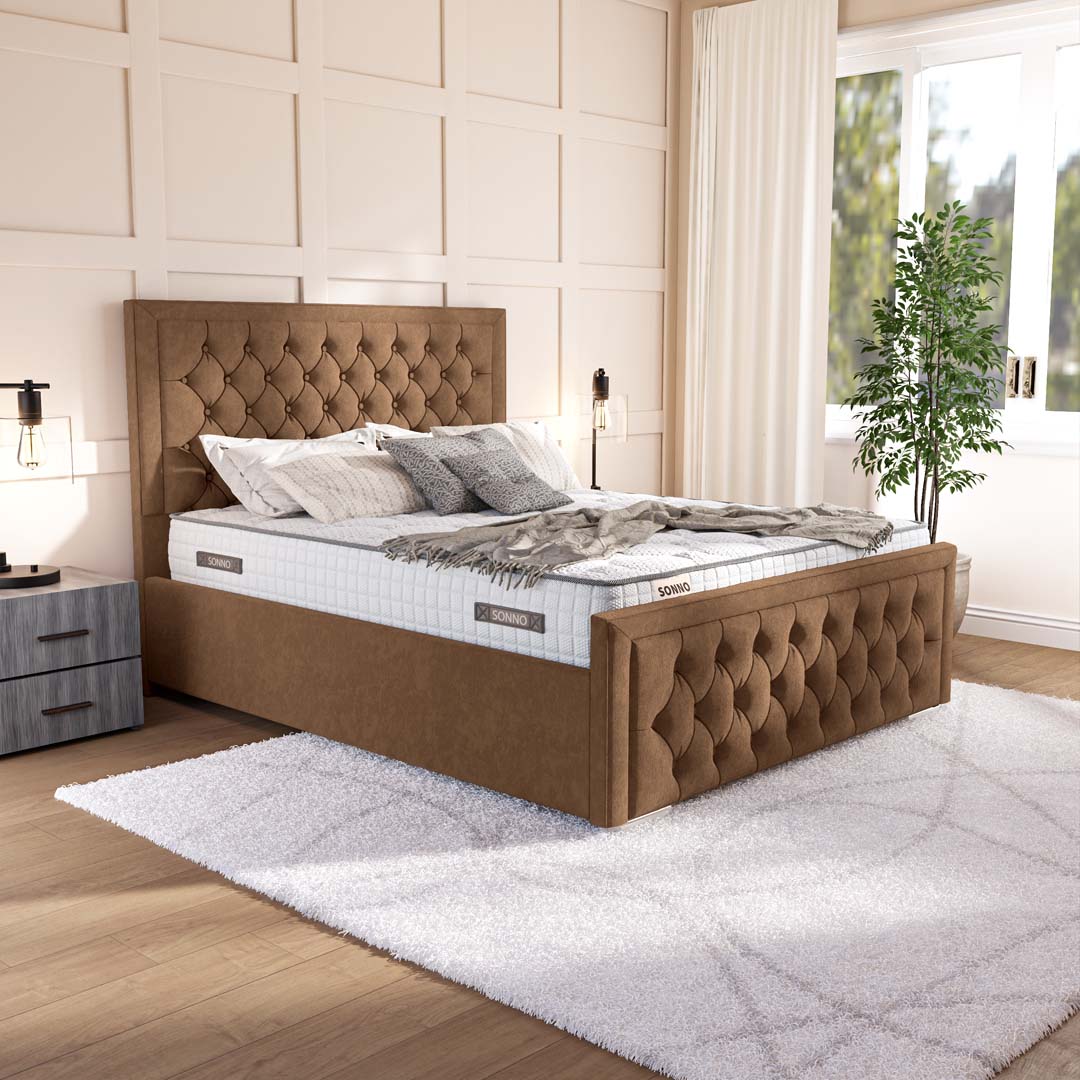 Valencia Upholstered Ottoman Bed