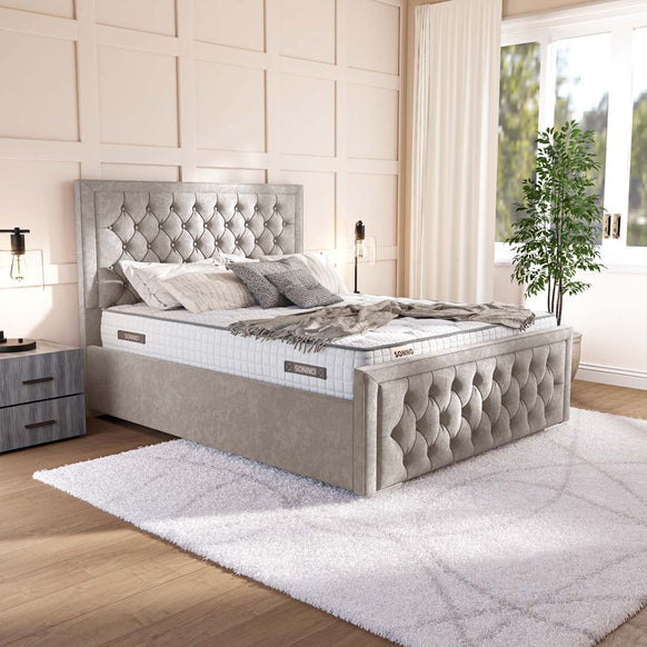 Valencia Upholstered Ottoman Bed