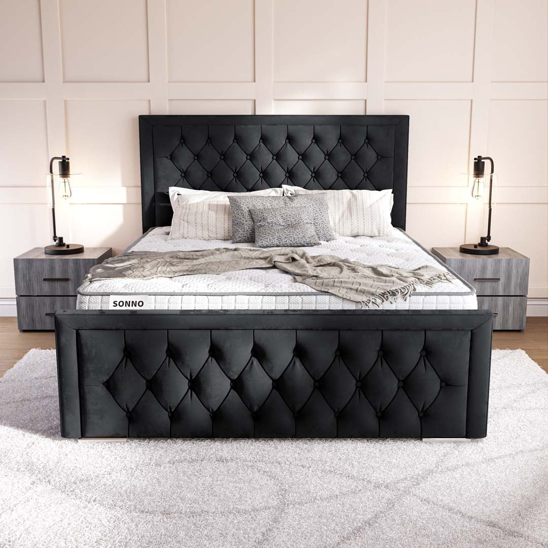 Valencia Upholstered Ottoman Bed