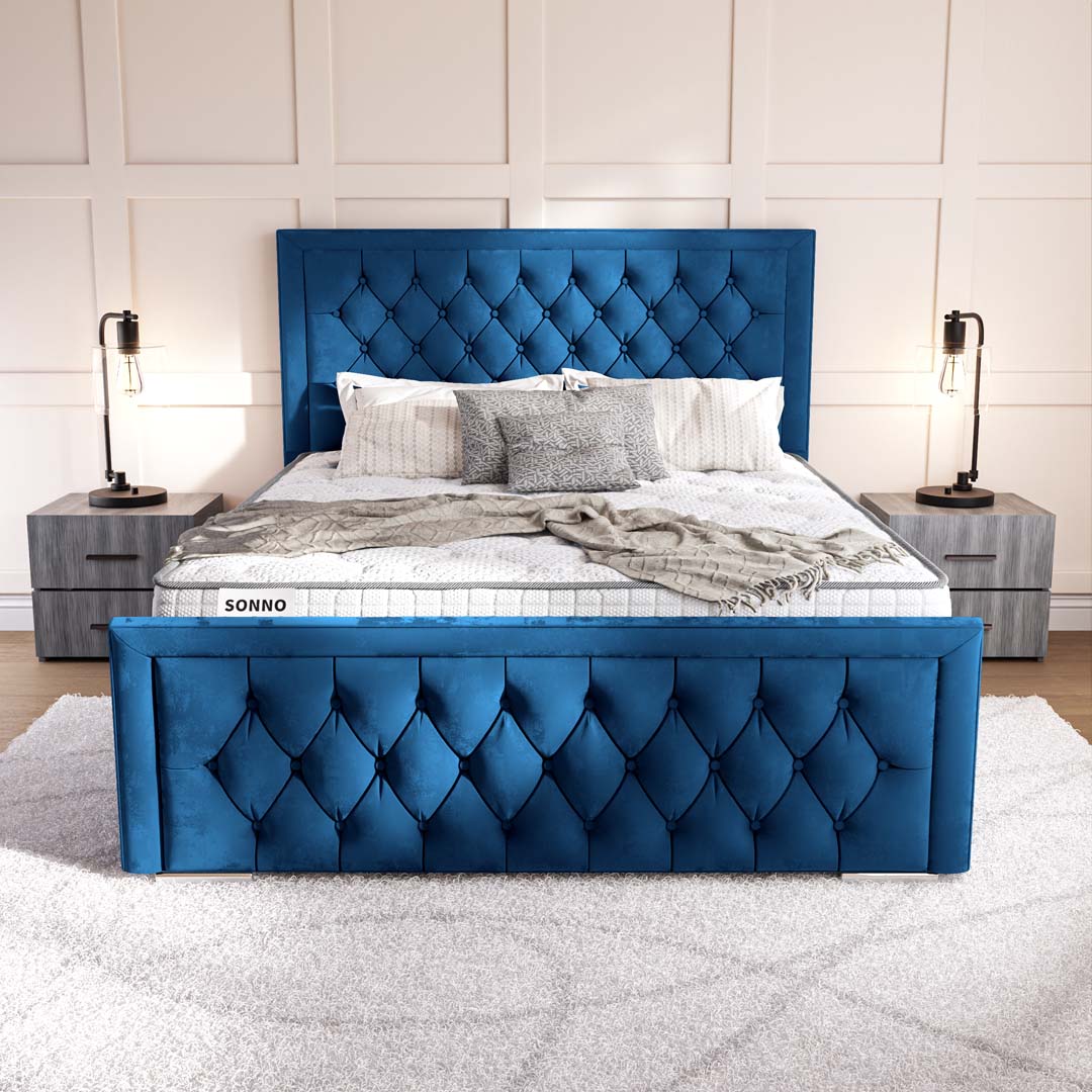 Valencia Upholstered Ottoman Bed