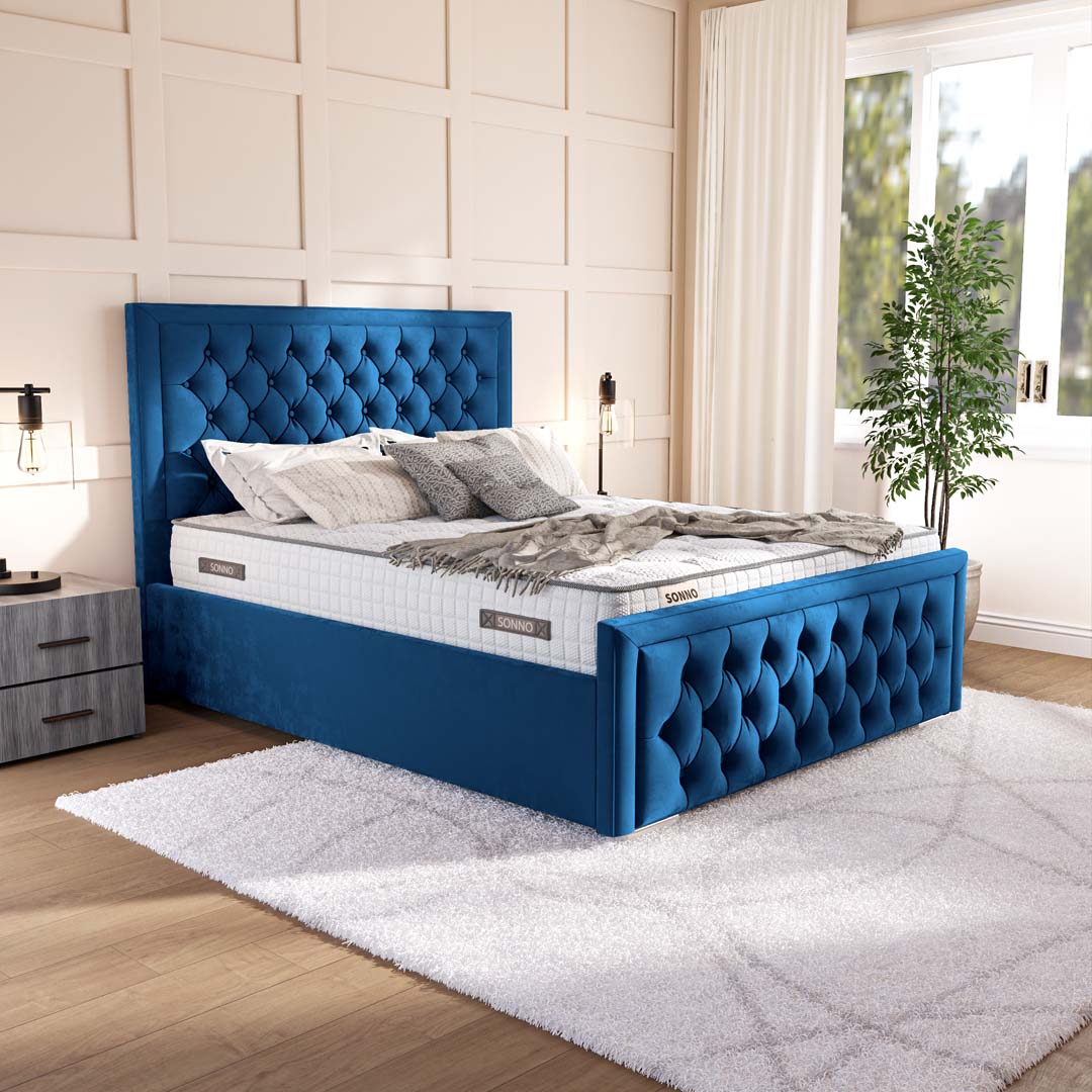 Valencia Upholstered Ottoman Bed