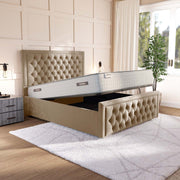Valencia Upholstered Ottoman Bed
