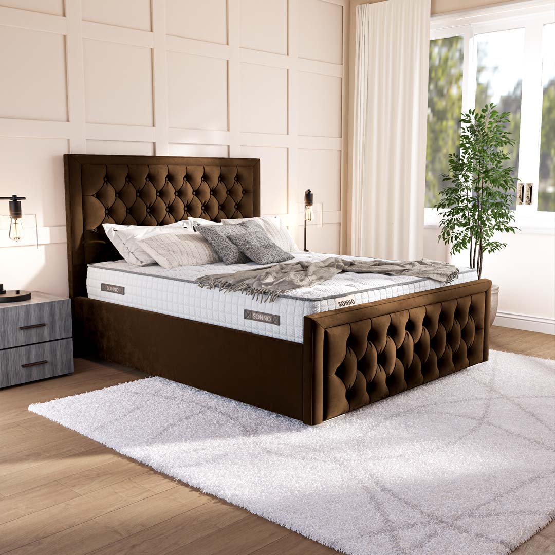 Valencia Upholstered Ottoman Bed