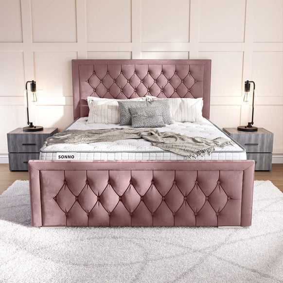 Valencia Upholstered Ottoman Bed