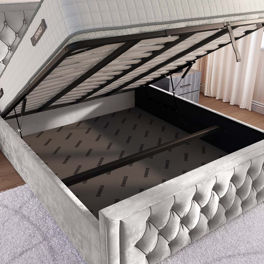 Valencia Upholstered Ottoman Bed