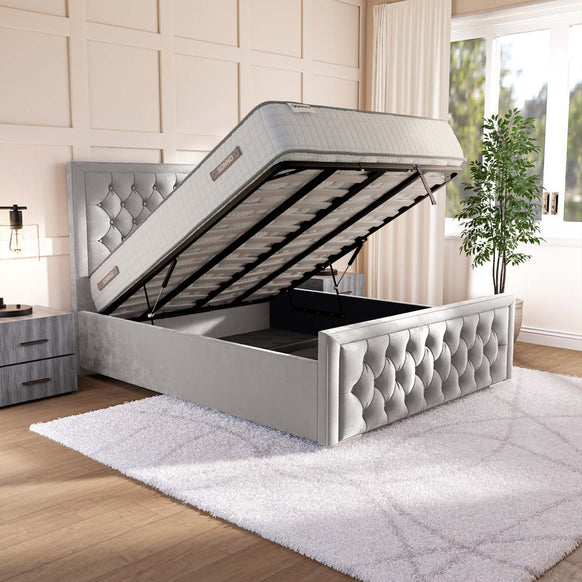 Valencia Upholstered Ottoman Bed