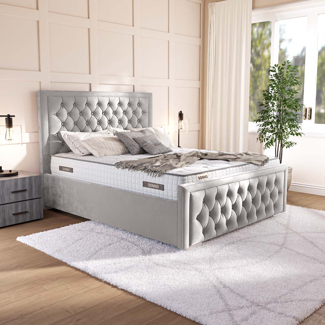 Valencia Upholstered Ottoman Bed