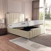 Washington Upholstered Ottoman Bed