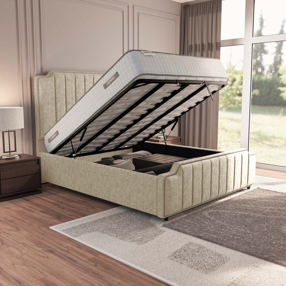 Washington Upholstered Ottoman Bed