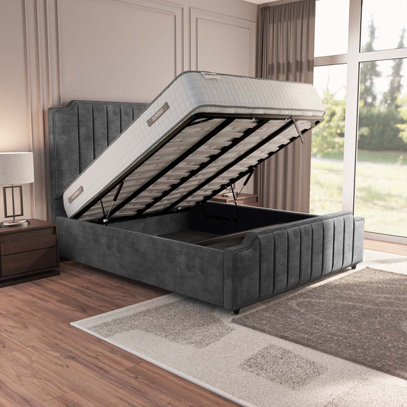 Washington Upholstered Ottoman Bed