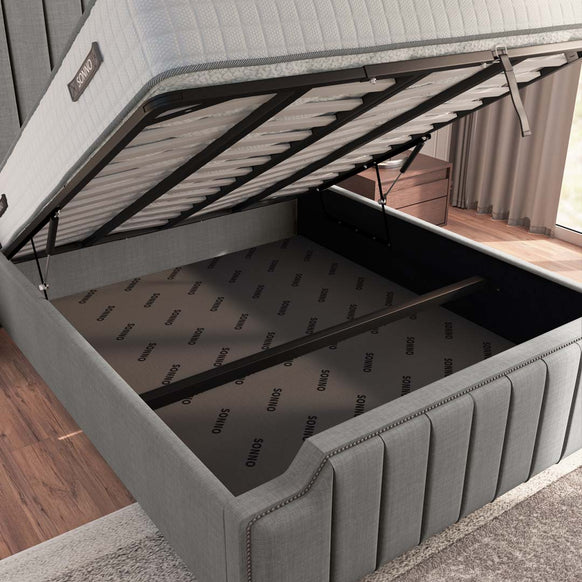 Washington Upholstered Ottoman Bed