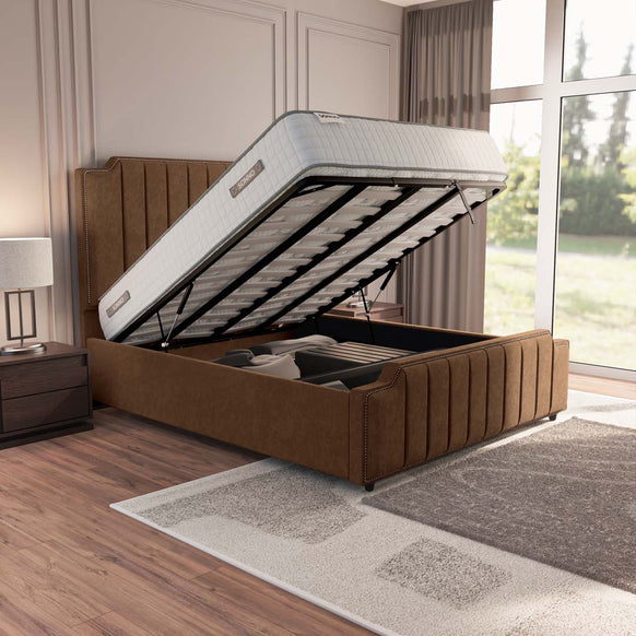 Washington Upholstered Ottoman Bed