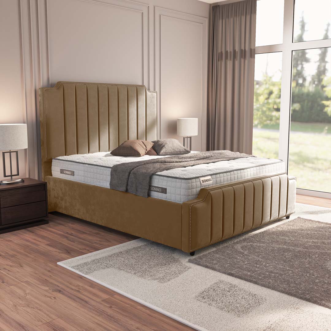 Washington Upholstered Ottoman Bed