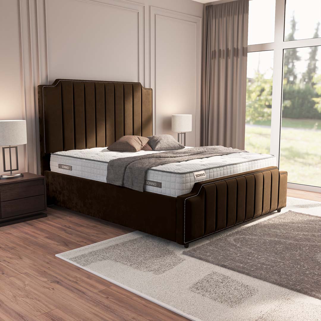 Washington Upholstered Ottoman Bed