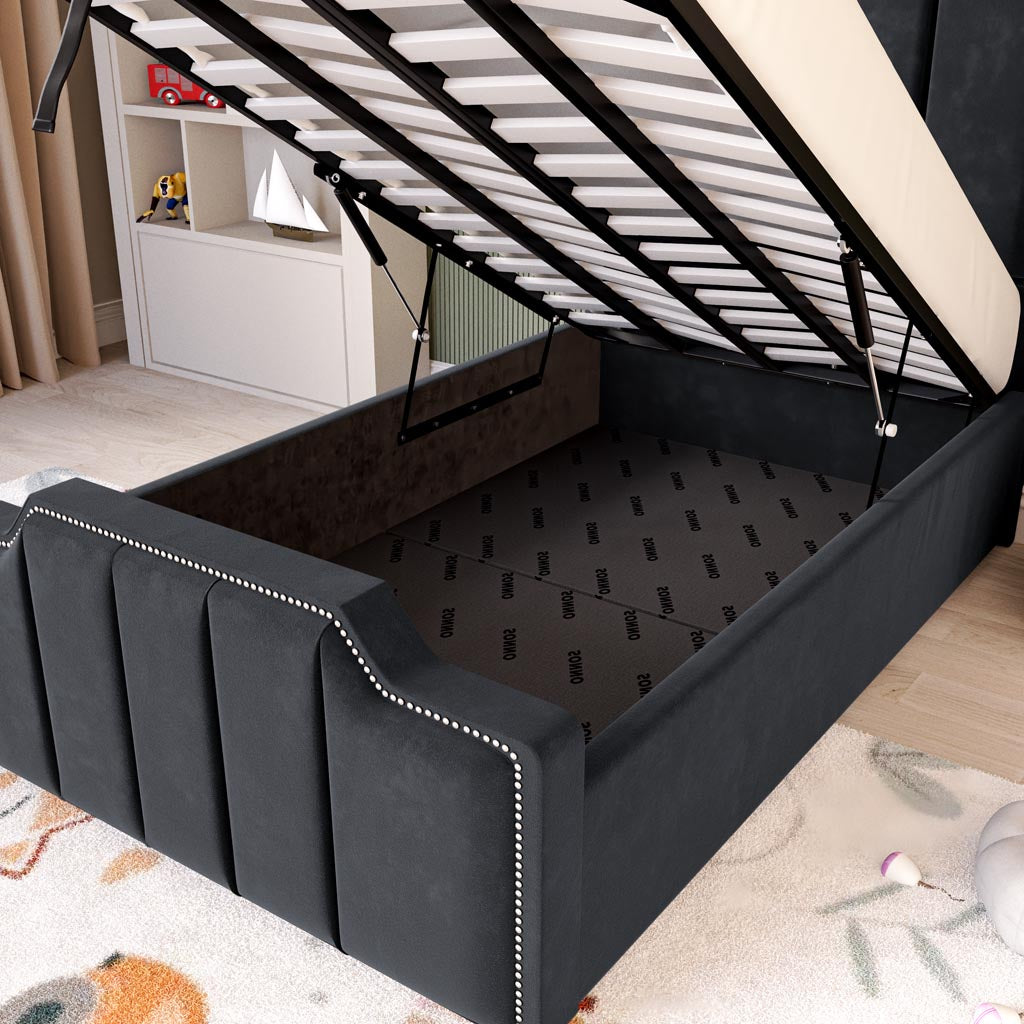 Washington Kids Upholstered Ottoman Bed