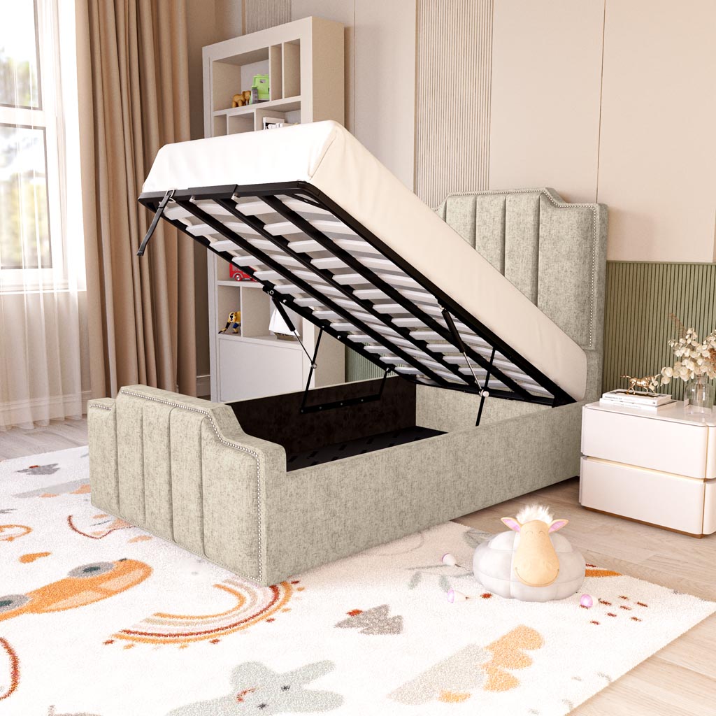 Washington Kids Upholstered Ottoman Bed