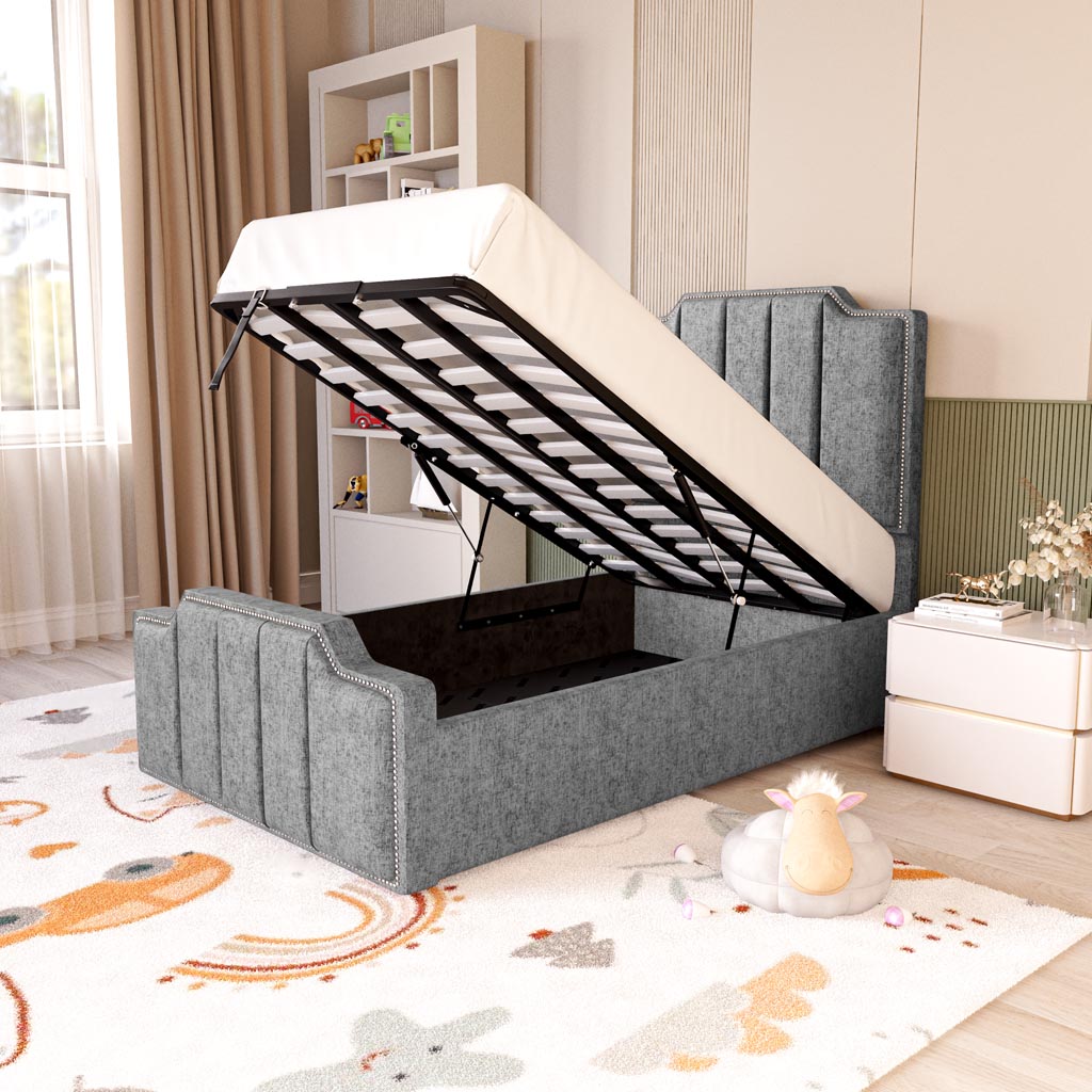 Washington Kids Upholstered Ottoman Bed