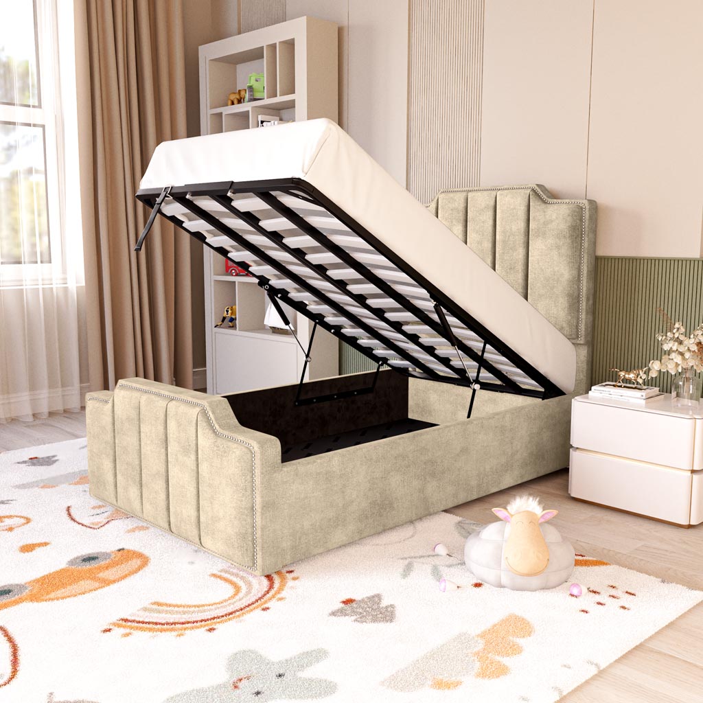 Washington Kids Upholstered Ottoman Bed