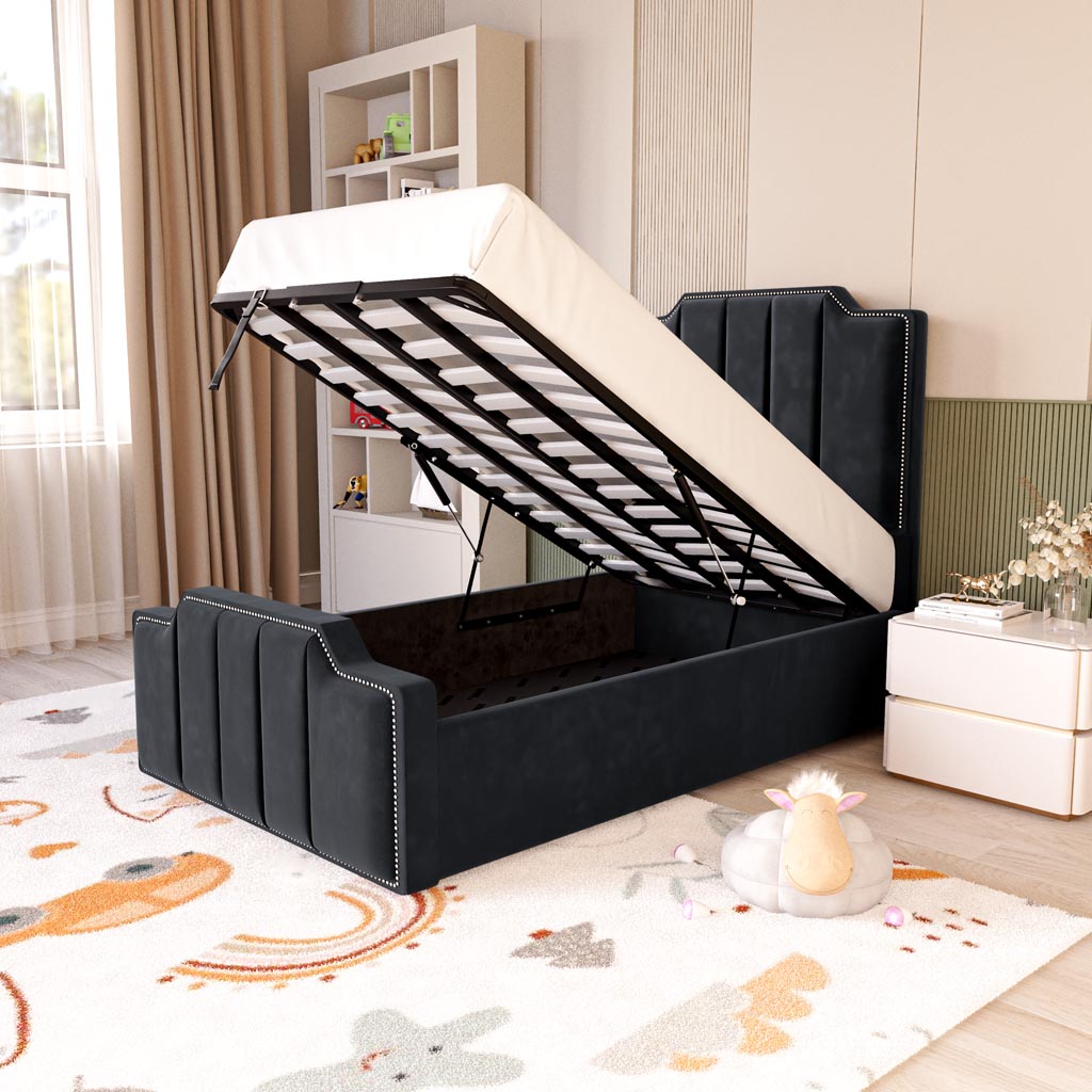 Washington Kids Upholstered Ottoman Bed
