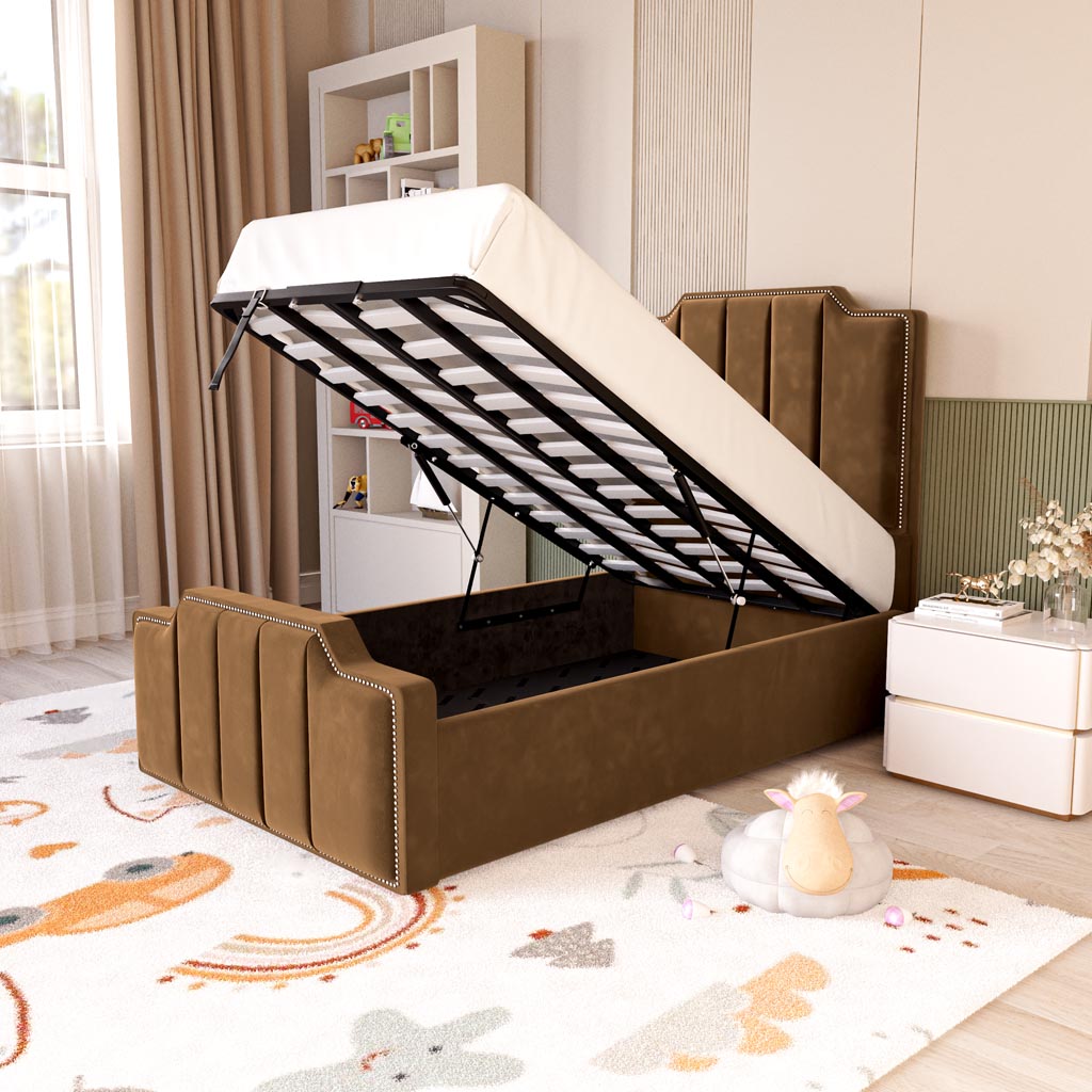 Washington Kids Upholstered Ottoman Bed