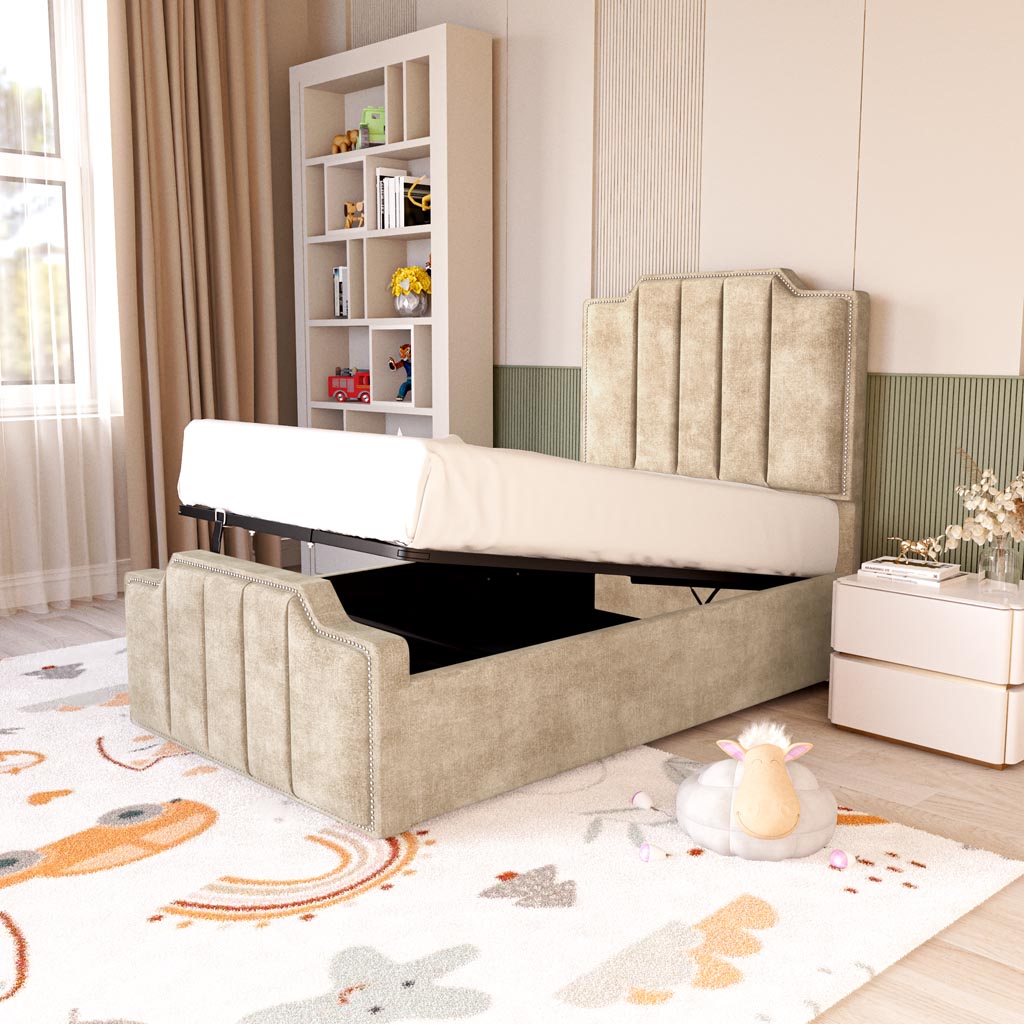 Washington Kids Upholstered Ottoman Bed