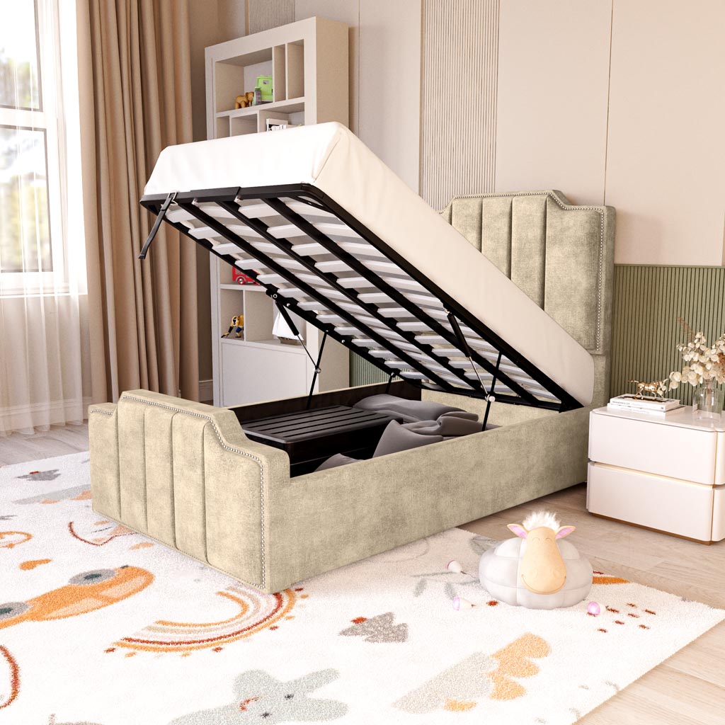Washington Kids Upholstered Ottoman Bed