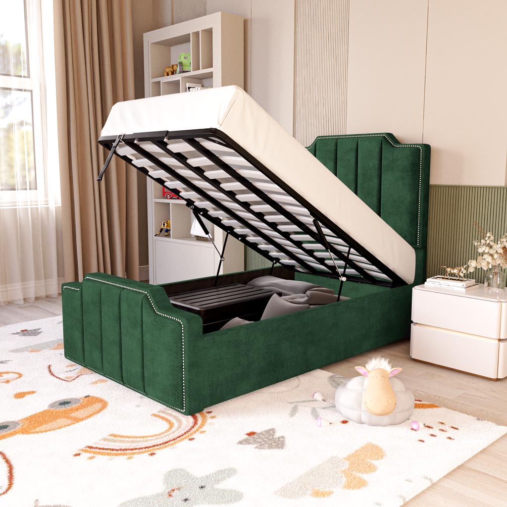 Washington Kids Upholstered Ottoman Bed