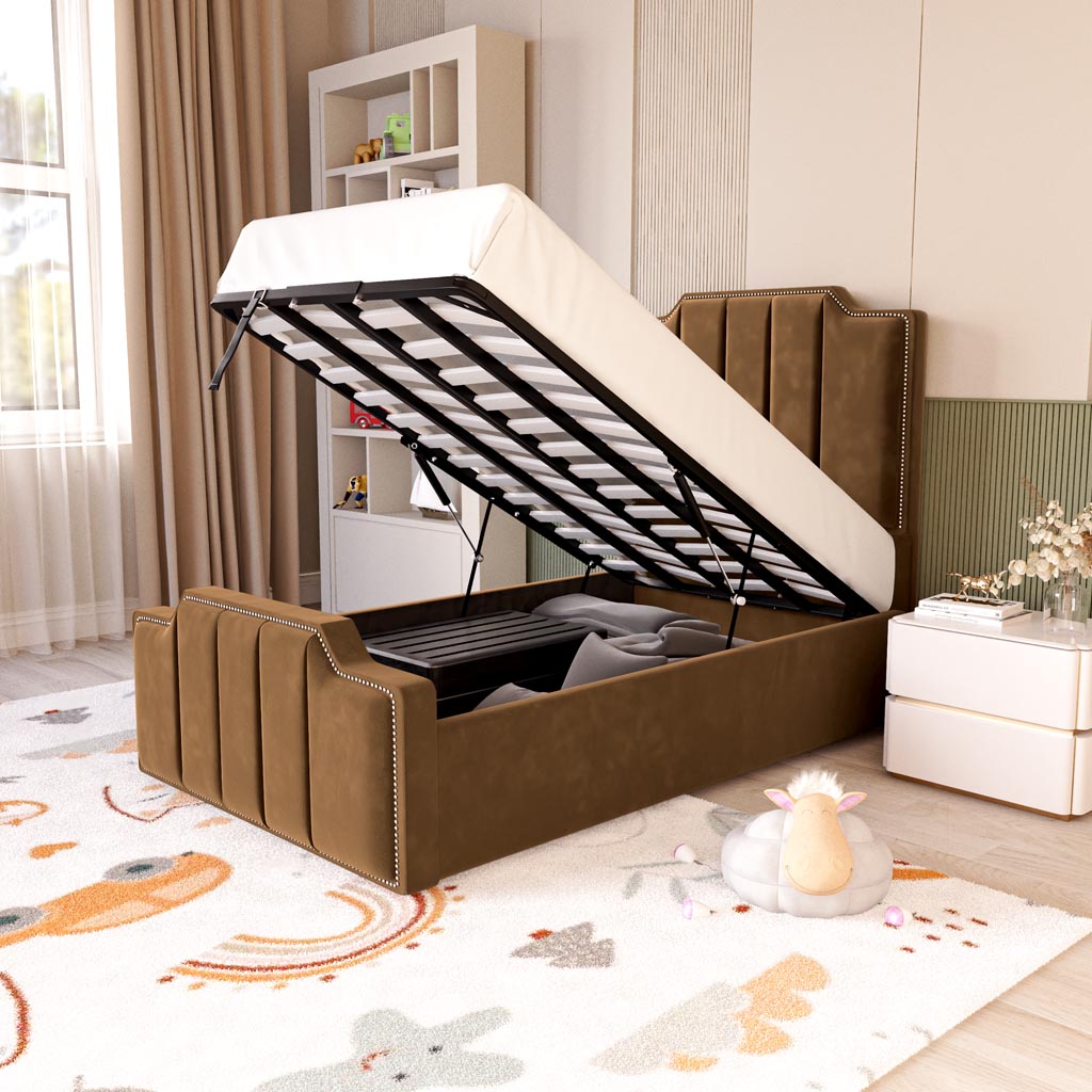 Washington Kids Upholstered Ottoman Bed