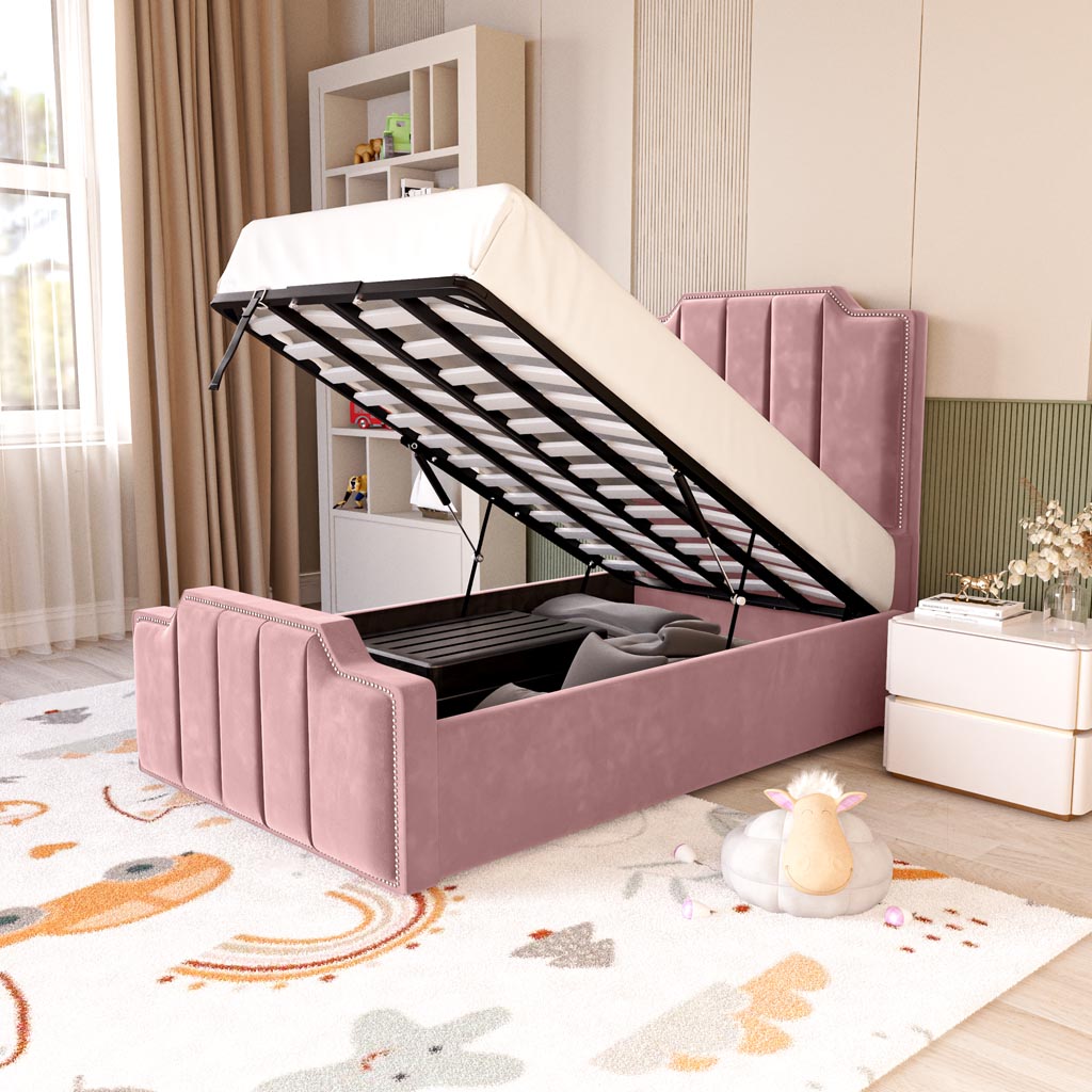 Washington Kids Upholstered Ottoman Bed