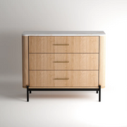Windsor 3 Drawers Chest  - Natural