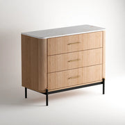 Windsor 3 Drawers Chest  - Natural