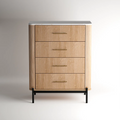 Windsor 4 Drawers Chest - Natural