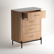 Windsor 4 Drawers Chest - Natural