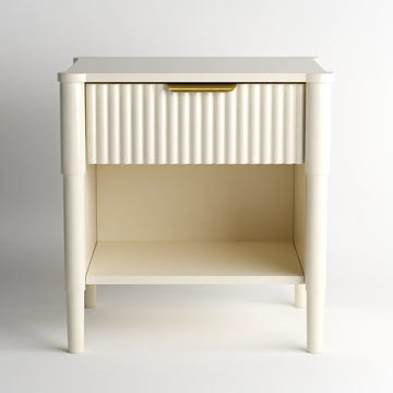 Ascot Bedside Table - Taupe