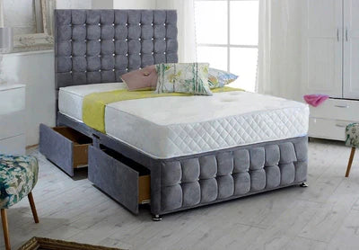 Rio Velvet Floor Standing Headboard