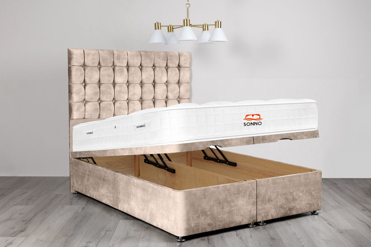 Kingston Ottoman Divan Bed Almond Coniston Sonno